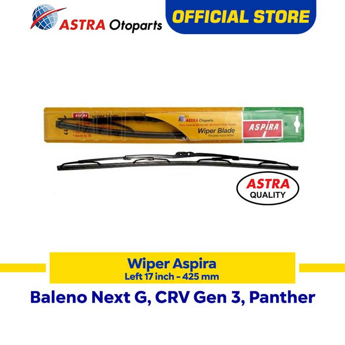 Jual Wiper Blade ASPIRA Baleno Next G,CRV Gen 3,Panther ukuran 17" (12WBC17H) Shopee Indonesia