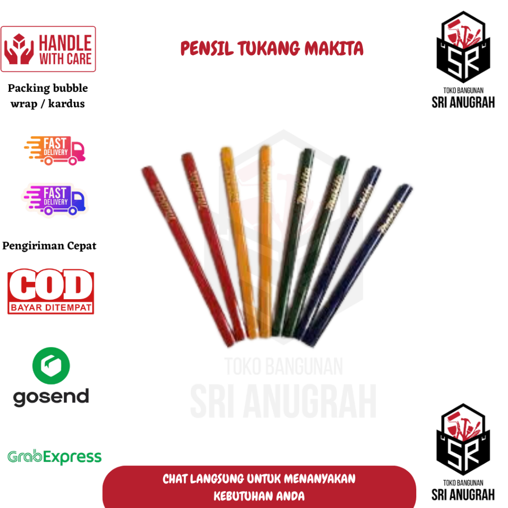 Jual Pensil Tukang Makita Shopee Indonesia