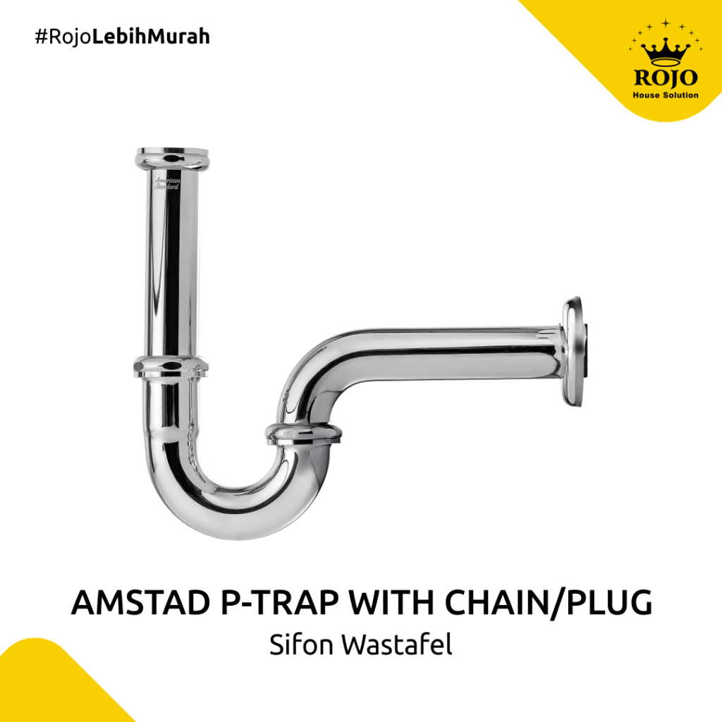 Jual American Standard PTrap with Chain/Plug Sifon Wastafel Shopee