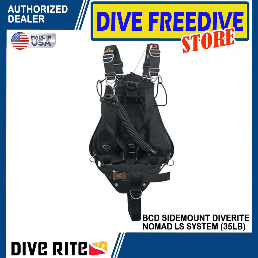 Jual BC4575 BCD Sidemount Diverite Nomad LS System 35Lb Dive rite Scuba