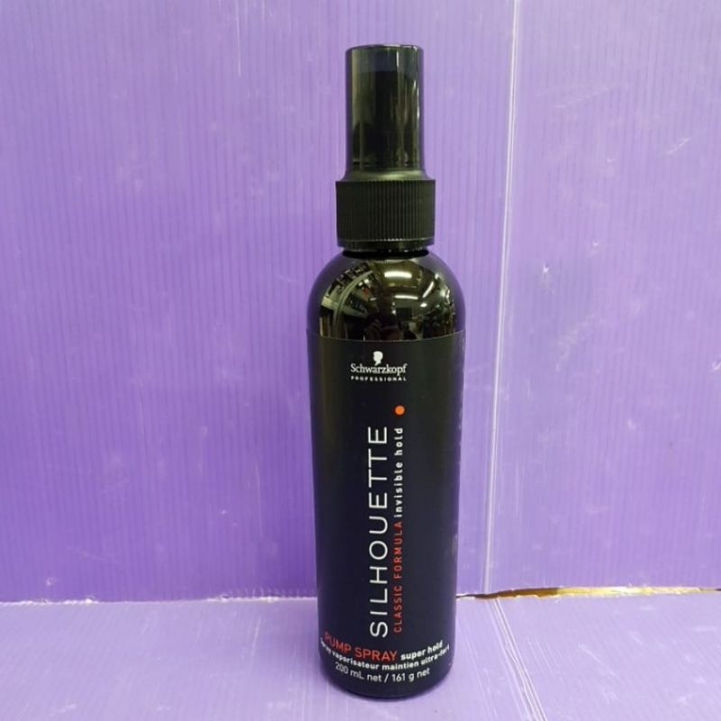 Jual Silhouette Schwarzkopf Pump Hair Spray non aerosol hairspray 200