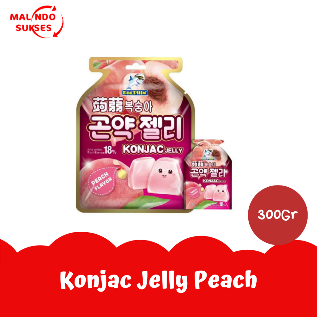 Jual Konjac Jelly Peach 300gr Shopee Indonesia