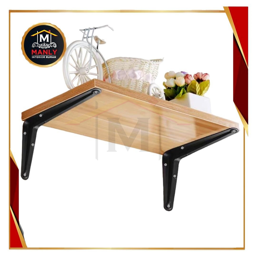 Jual Siku Penyangga Rak Besi Breket Ambalan Shelf Bracket Rak Gantung ...