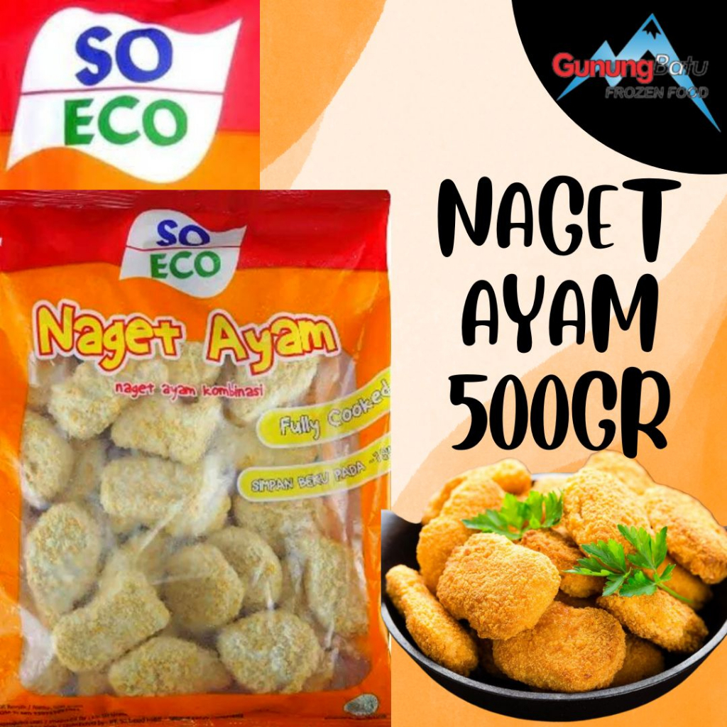Jual SO ECO NAGET AYAM KOMBINASI 500 GR & 1KG | Shopee Indonesia