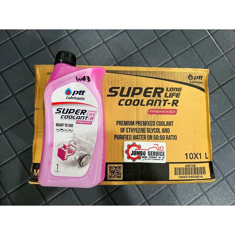 Jual Air Radiator/Coolant PTT Lubricants Super Long Life Coolant 1Ltr ...