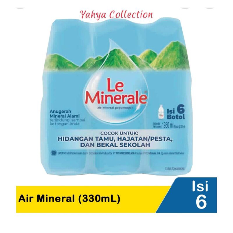 Jual Le Minerale Air Mineral 6 X 330ml Shopee Indonesia 8304