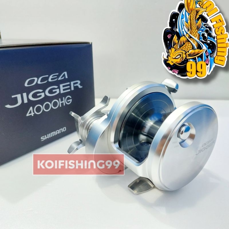 jual reel shimano ocea jigger 4000p Fishing 580 117 110/98 6+1 REEL JIGGING OVERHEAD SHIMANO OCEA