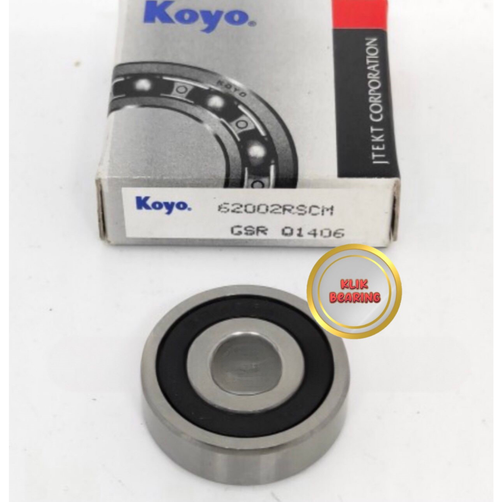 Jual Laher 6200 2RS Bearing 62002RS (ID 10mm, OD 30mm, T 9mm) Tutup ...