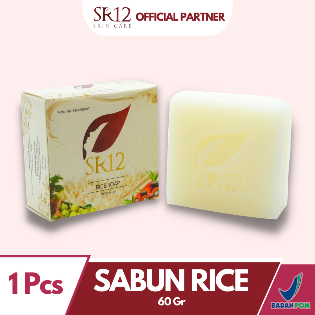 Sabun Beras SR12 Rice Soap Herbal