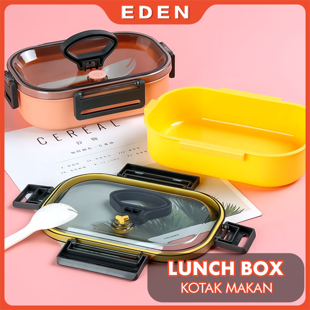 Jual Lunch Box Set / Kotak Bekal / Kotak Makan Anak Dan Dewasa | Shopee ...