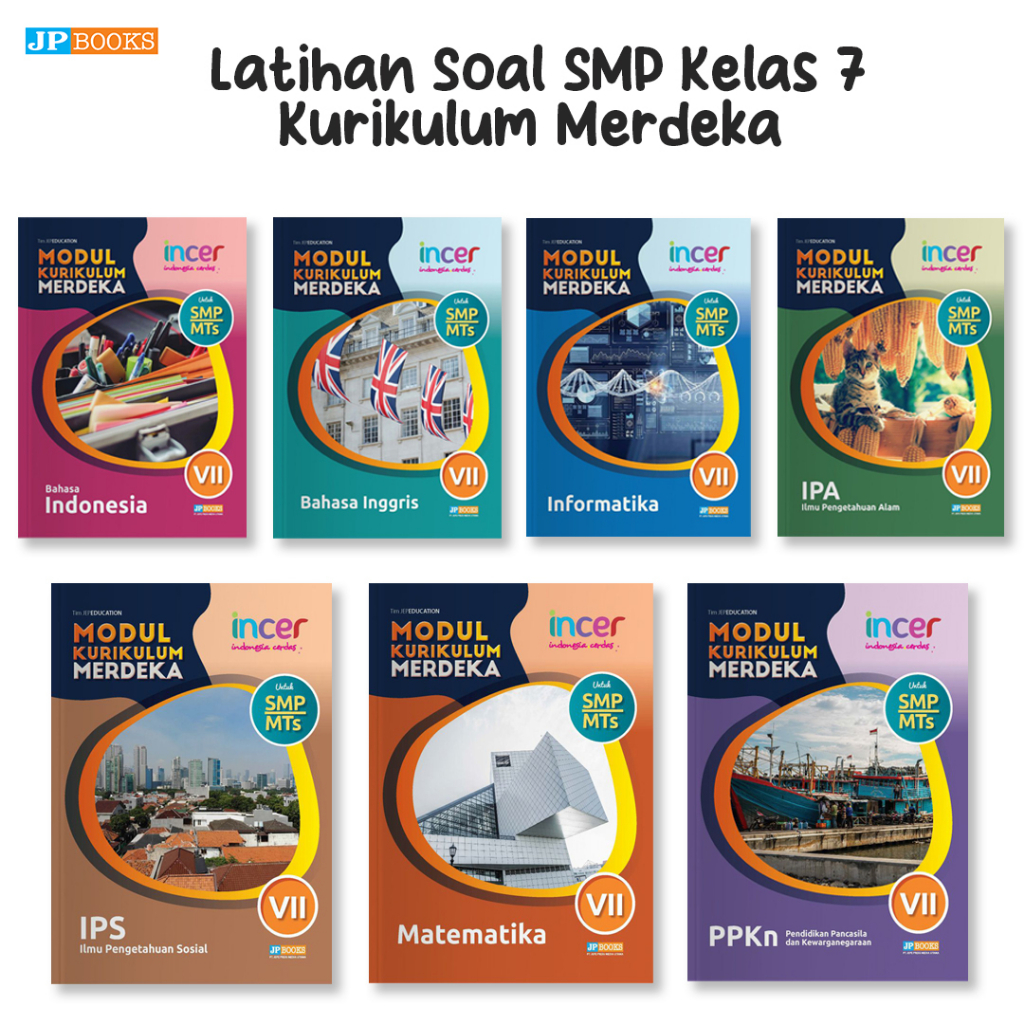 Jual Jp Books Modul Siswa Latihan Soal Kurmer Incer Smp Kelas 7