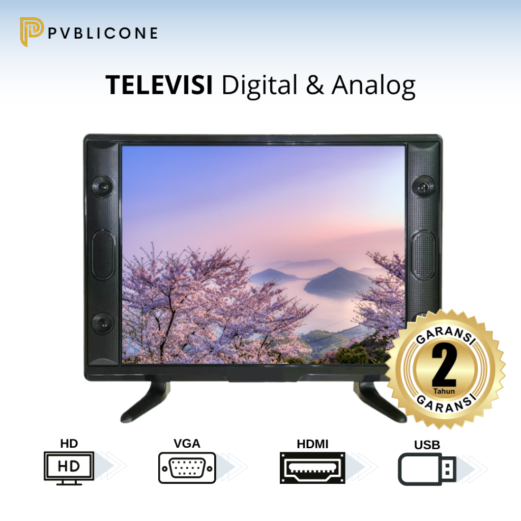 Jual Televisi [ TV ] LED TV Murah 19 24 Inch GARANSI 18 BULAN | Shopee