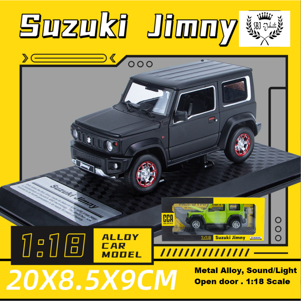 Jual Diecast mobil SUZUKI JIMNY SKALA 1:18 Original Official licensed