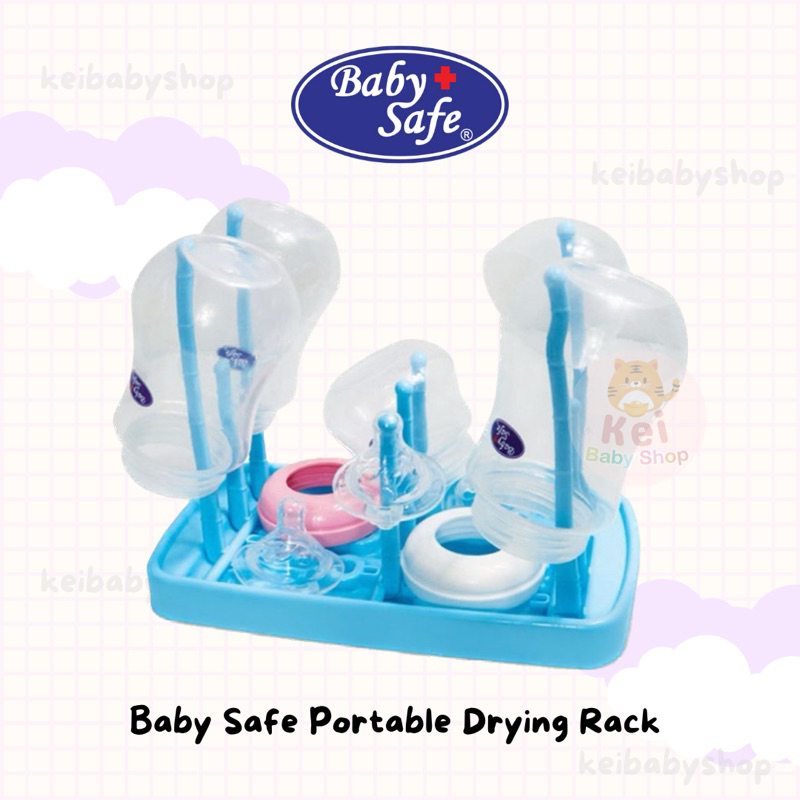 Jual Baby Safe Drying Rack Portable DR008 Rak Pengering Botol Susu