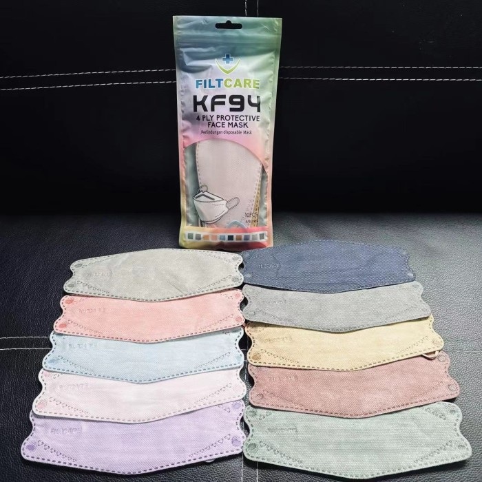 Jual Masker Kf Filtcare Korea Ply Earloop Hitam Shopee Indonesia