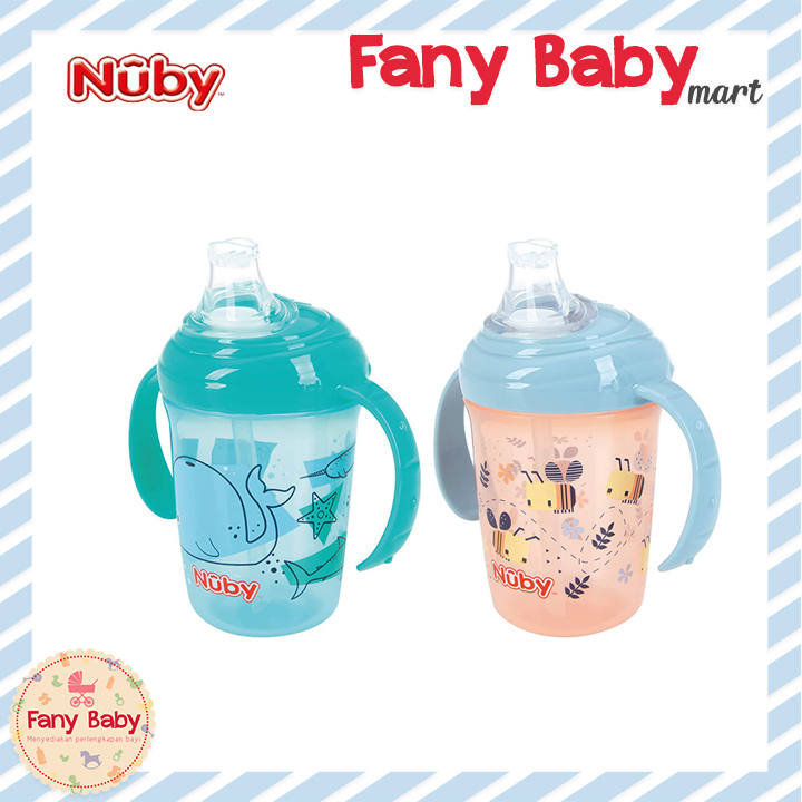 Jual nuby grip n sip water bottle 240ml shopee indonesia