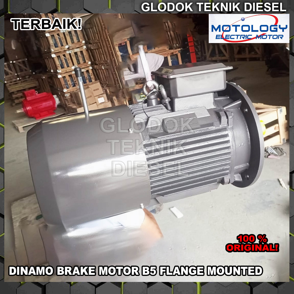 Jual Dinamo Brake Motor B5 FLANGE 15 HP 4 POLE 3 PHASE 11 KW Full ...