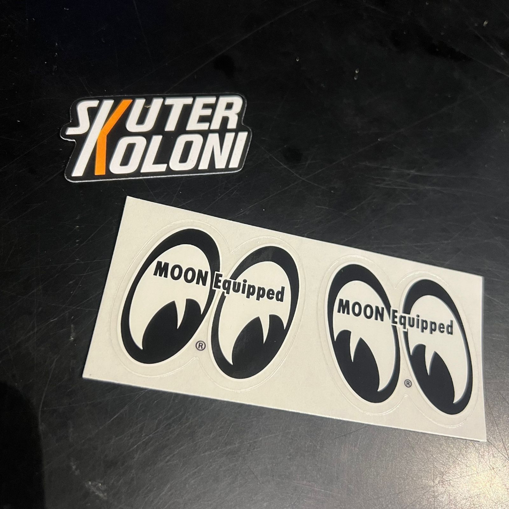 Jual MOON Equipped Sticker Left & Right Set Original Japan | Shopee ...