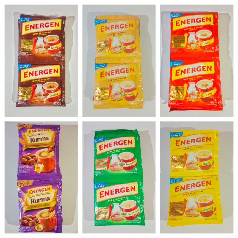 Jual Energen Rasa Vanilla || Energen Rasa Coklat || Energen Rasa Kacang ...