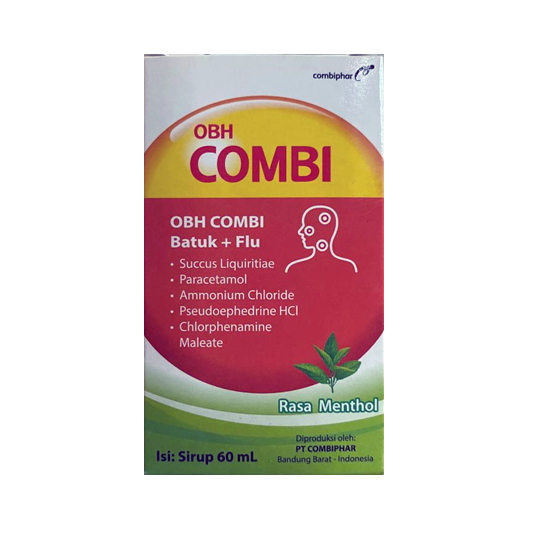 Jual OBH COMBI BATUK BERDAHAK DAN FLU RASA MENTHOL | Shopee Indonesia