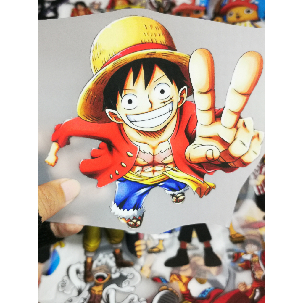 Jual STICKER SABLON SETRIKA DTF ONE PIECE UNTUK KAOS TOTEBAG TOPI ...