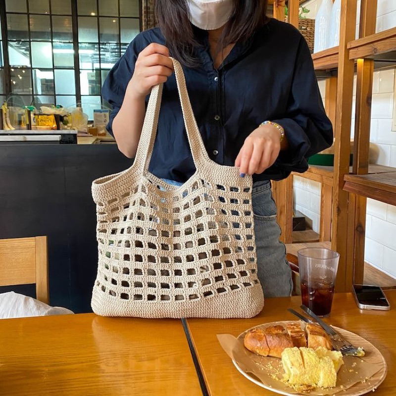 Jual lilla totebag crochet netbag (handmade) | Shopee Indonesia