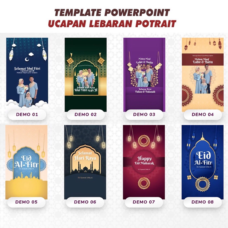 Jual Template Video Ucapan Idul Fitri Format Ppt Shopee Indonesia