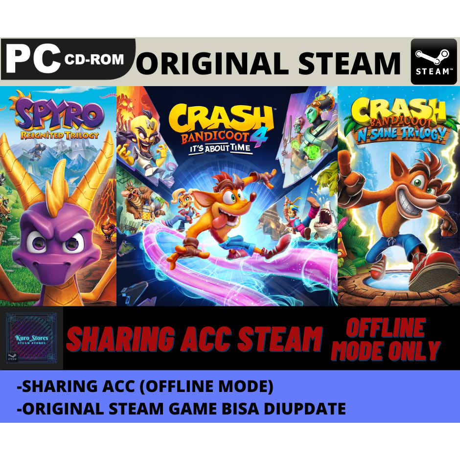 Jual Crash Bandicoot 4 + Spyro Reignited Trilogy + Crash Bandicoot N