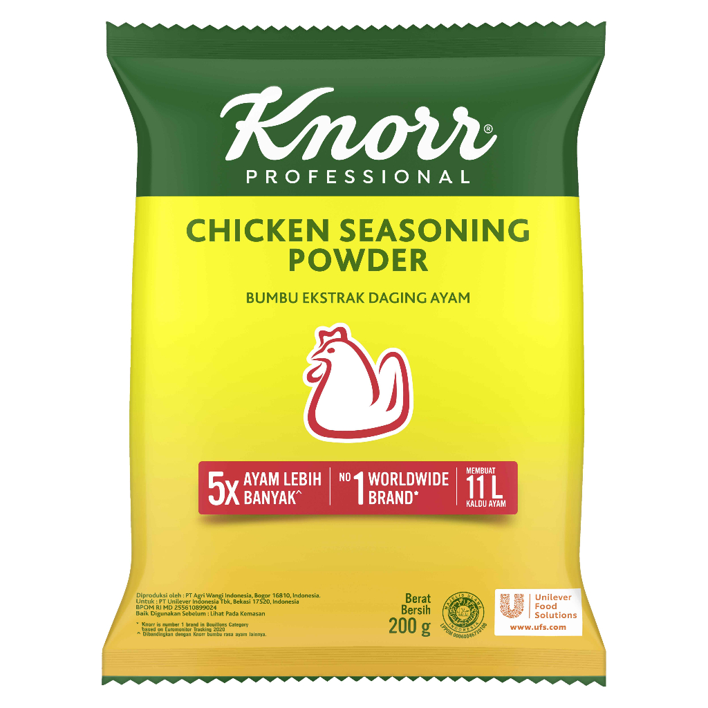 Jual Knorr Chicken Seasoning Powder 200g Shopee Indonesia