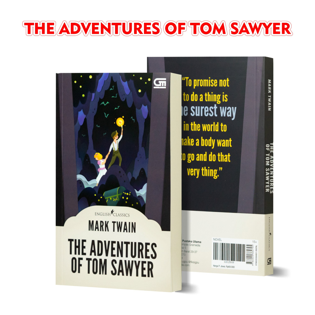 Jual Buku Novel English Classics The Adventures Of Tom Sawyer Shopee