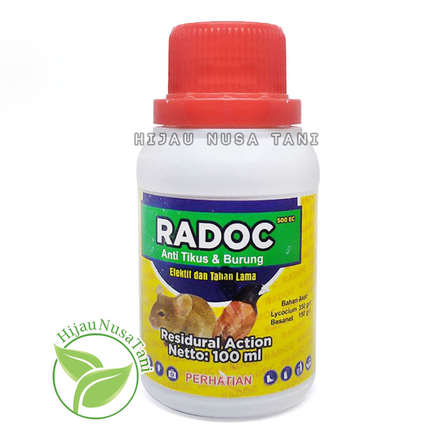 Jual Radoc 100 Ml Pestisida Rodentisida Anti Tikus Burung Serangga Pengusir Tikus Dan 2960