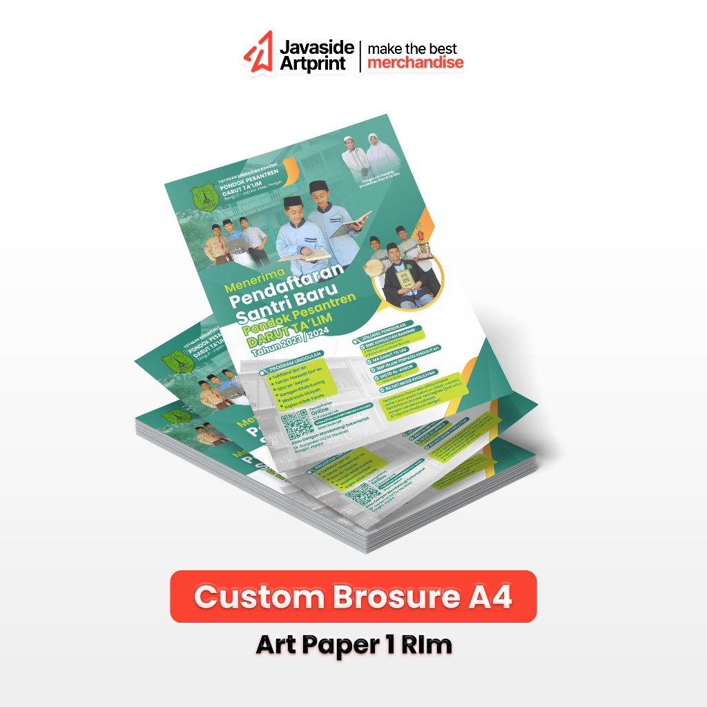 Jual Cetak Brosurflyer A4 1 Rim Art Paper Shopee Indonesia 8907