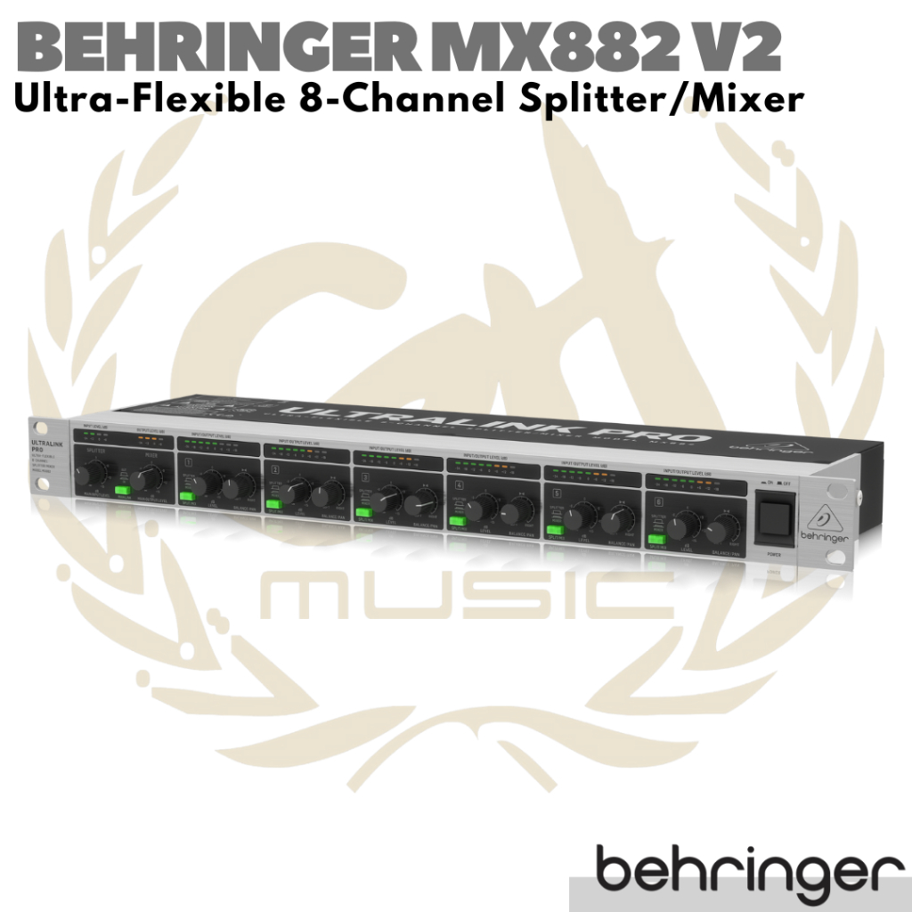 Jual BEHRINGER ULTRALINK PRO MX882 V2 8 Channel Splitter / Mixer