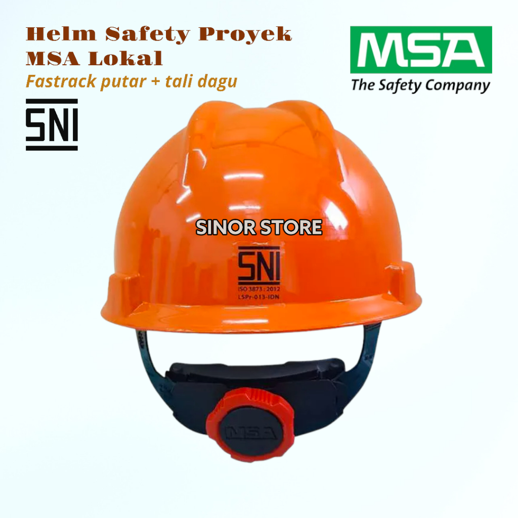 Jual Safety Helmet Sni New Msa Lokal Helm Proyek Sarang Putar