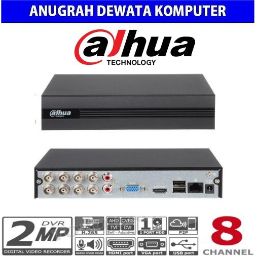 Dvr 8ch best sale dahua xvr1a08