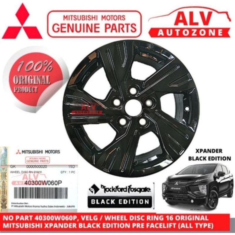 Jual VELG / WHEEL DISC RING 16 ORIGINAL MITSUBISHI XPANDER BLACK ...