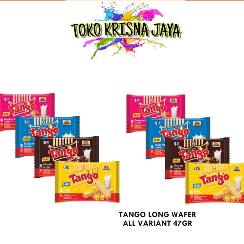 Jual Tango Wafer Renceng Rasa Coklat Vanila Strawberry Milky