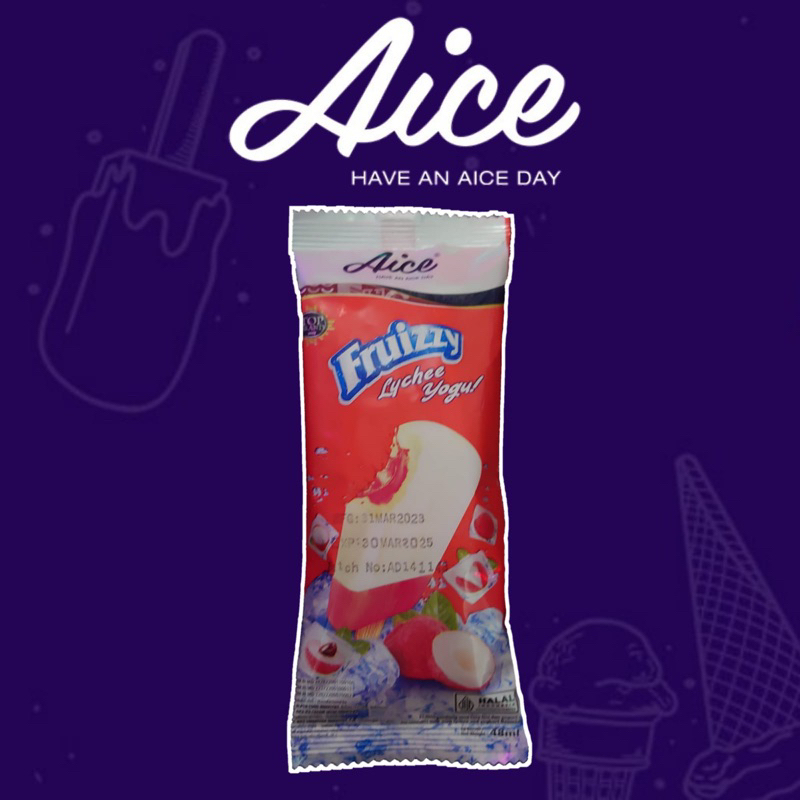 Jual Ice Cream AICE Fruizzy Lychee Yoghurt Tangerang Murah KHUSUS INSTAN Shopee Indonesia