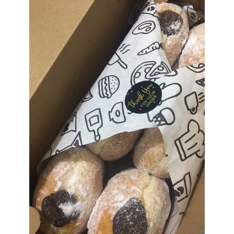 Jual (BBH) 100 SHEET RICE WRAP 20x20cm / KERTAS NASI MOTIF / KERTAS ...