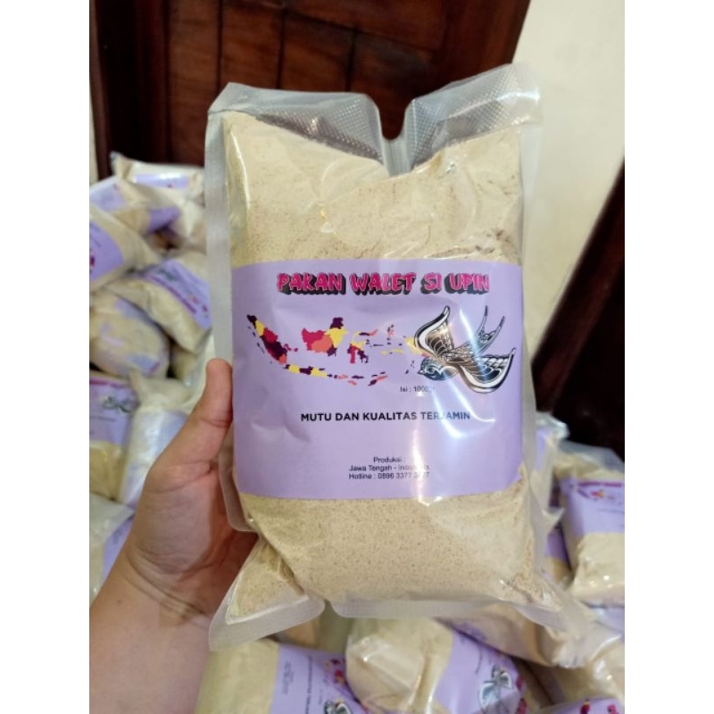 Jual pakan walet upin 1kg bebas bau, praktis dan efektif | Shopee Indonesia