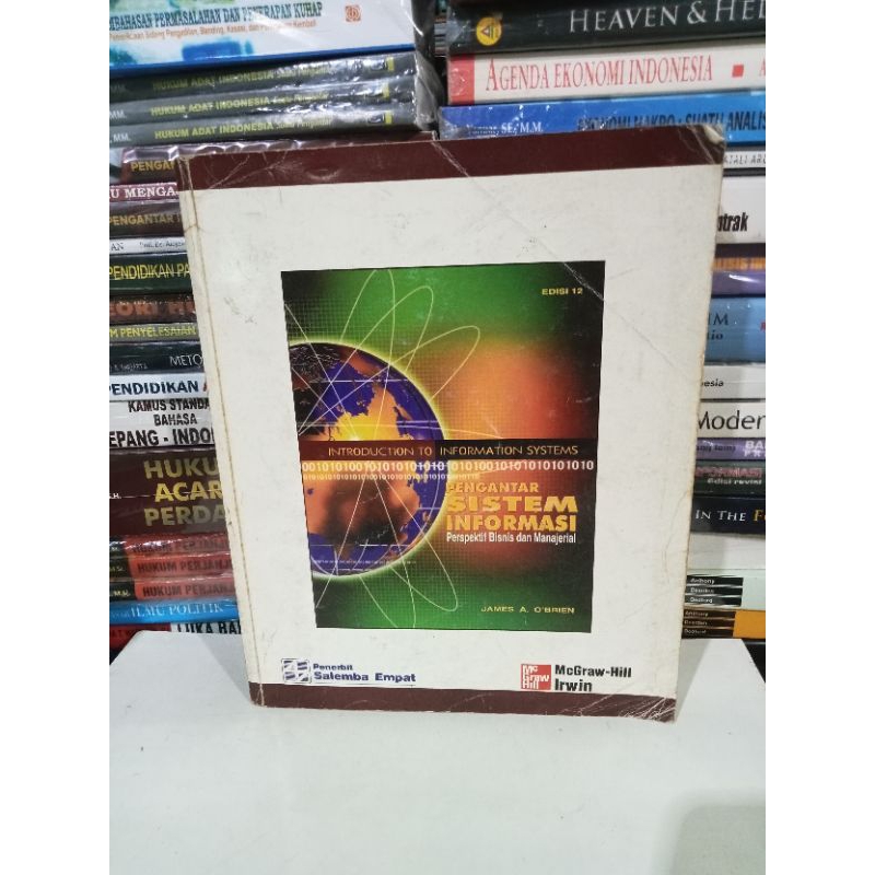 Jual Buku INTRODUCTION TO INFORMATION SYSTEMS / PENGANTAR SISTEM ...