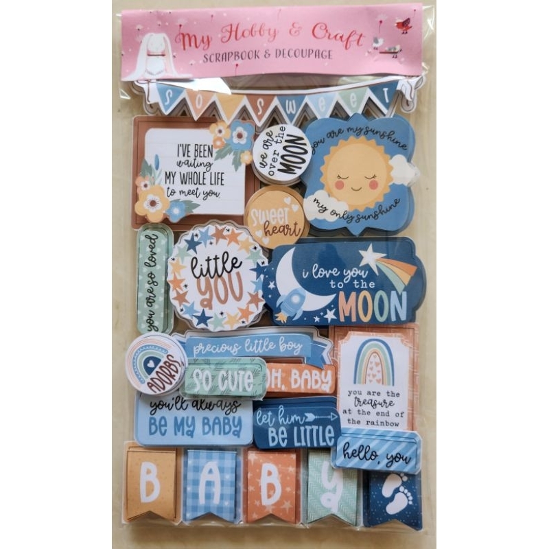 Jual Sticker 3d Scrapbook 