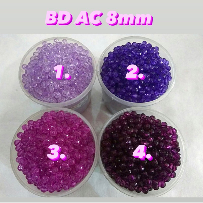 Jual BD / AC 8mm / 8ml Manik / mote | Shopee Indonesia