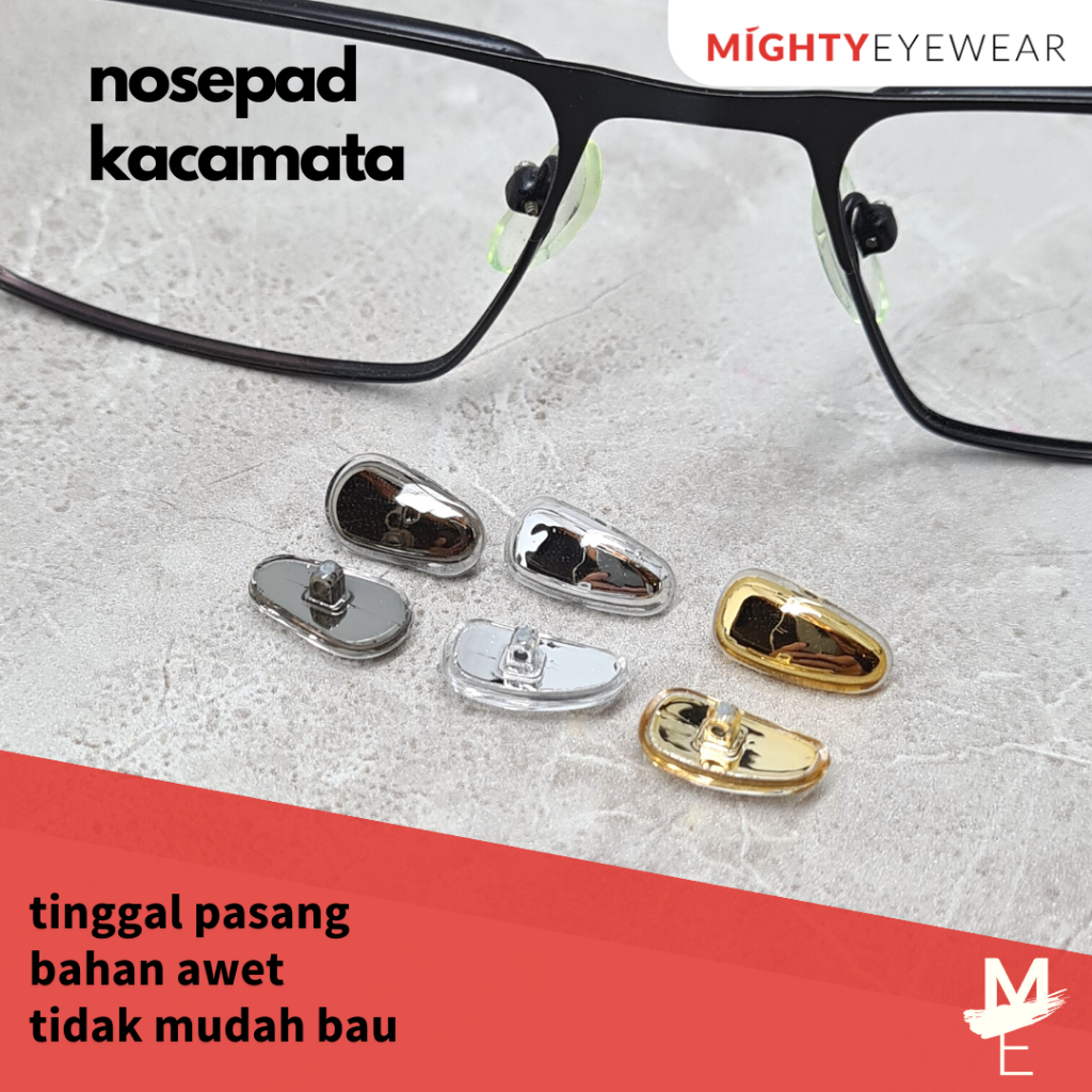 Jual Nosepad Baut Premium Bantalan Penyangga Hidung Kacamata 1 Pasang ...