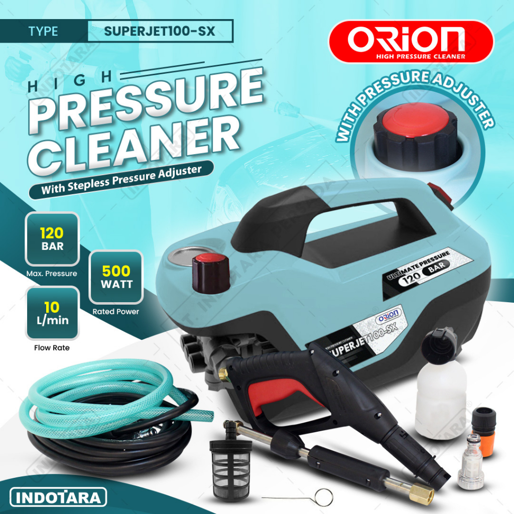 Jual Jet Cleaner Orion SUPERJET100SX Dengan Fitur Pengatur Tekanan