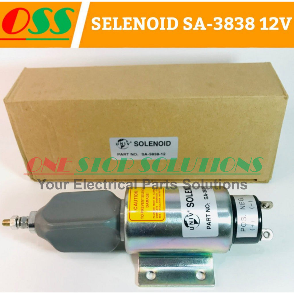 Jual Selenoid Solenoid Sa Sa V Univ Untuk Genset Alat Berat Shopee Indonesia