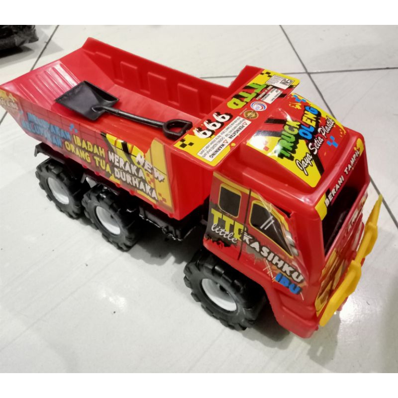 Jual mainan truck pasir truck oleng ttd new | Shopee Indonesia