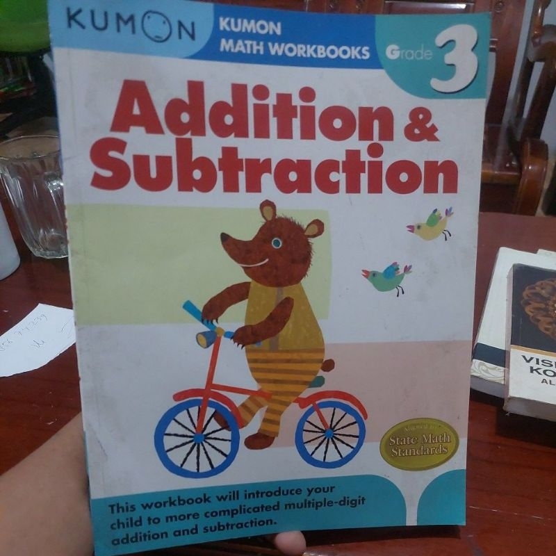 Jual BUKU KUMON, MATH WORKBOOKS GRADE 3 ,ADDITION & SUBTRACTION ...