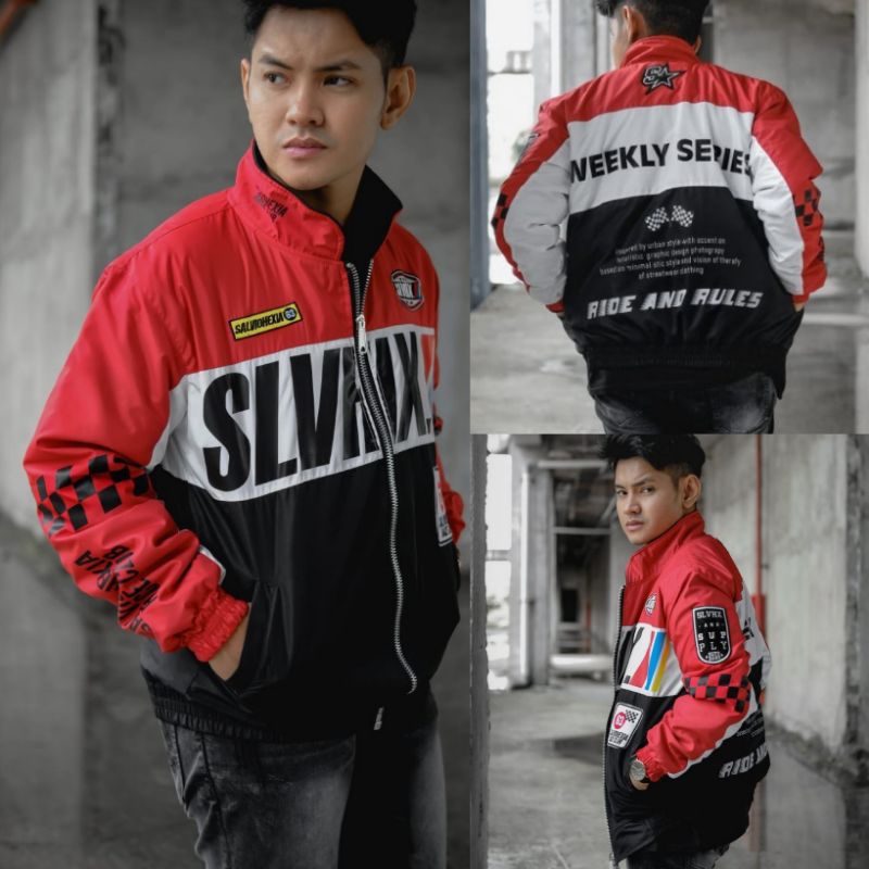 Jual JAKET MOTOR - NASCAR JACKET -JAKET RIDING SLVHX RACING PREMIUM ...
