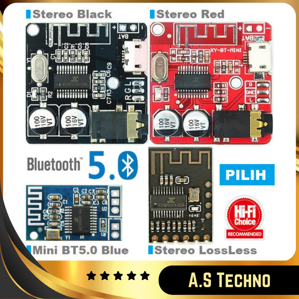 Jual Kit Modul bluetooth 5 0 audio receiver mp3 player 5V Shopee